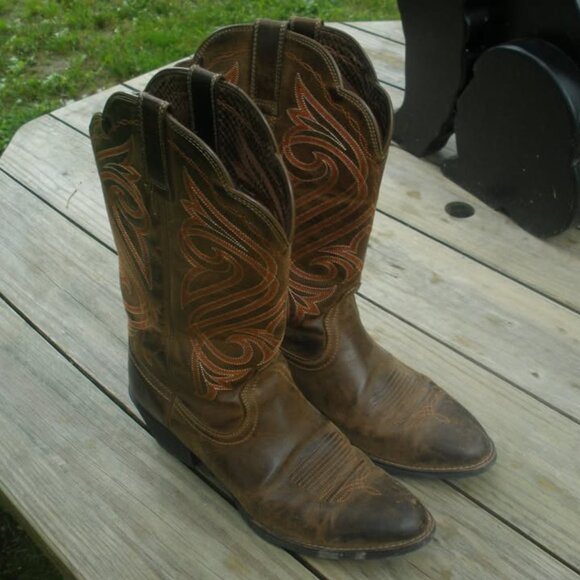 Men's Ariat Cowboy Boots Size 9.5B - Picture 1 of 5